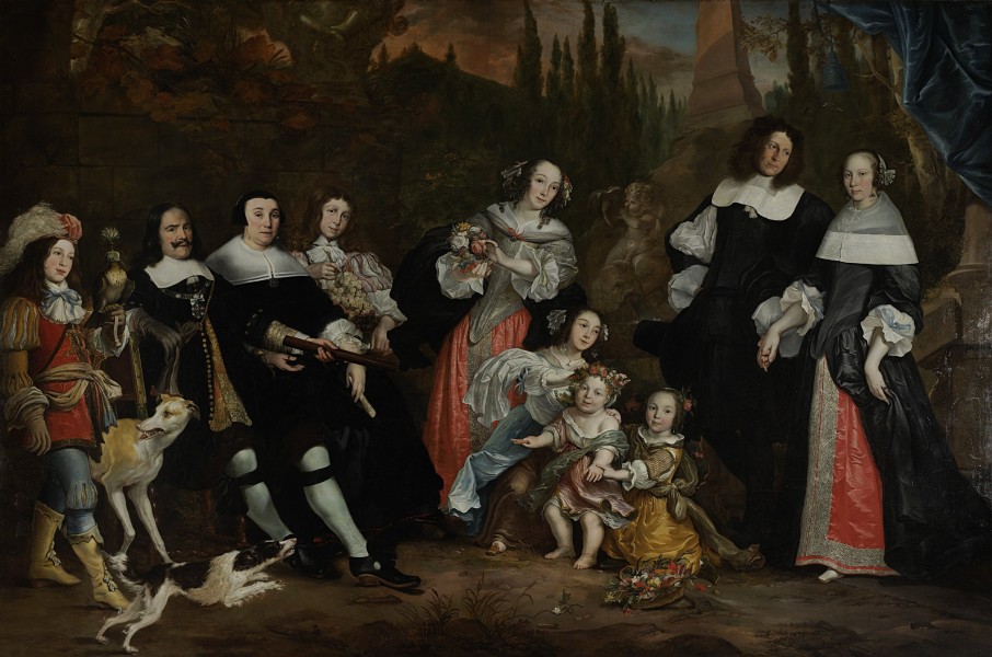 Michiel de Ruyter en zijn familie Rijksmuseum SK-A-2696