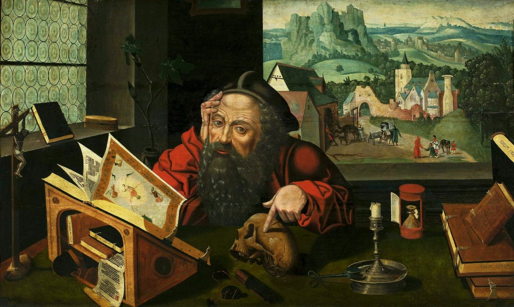 Molet Saint Jerome in his study