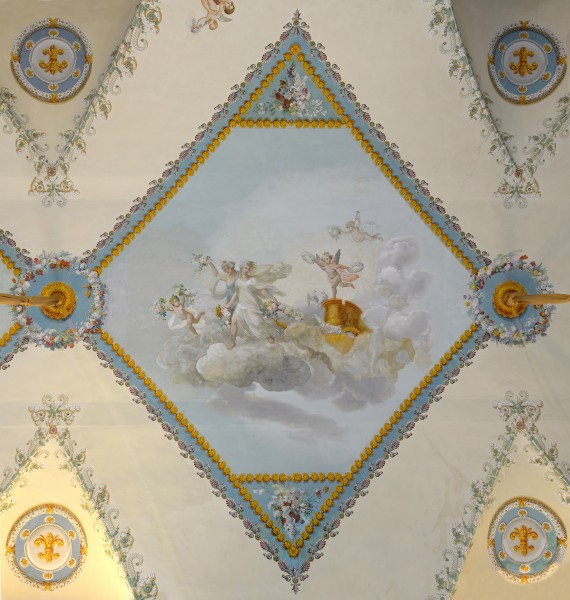 Museo Capodimonte Napoli Salone delle feste Salvatore Giusti allegoria