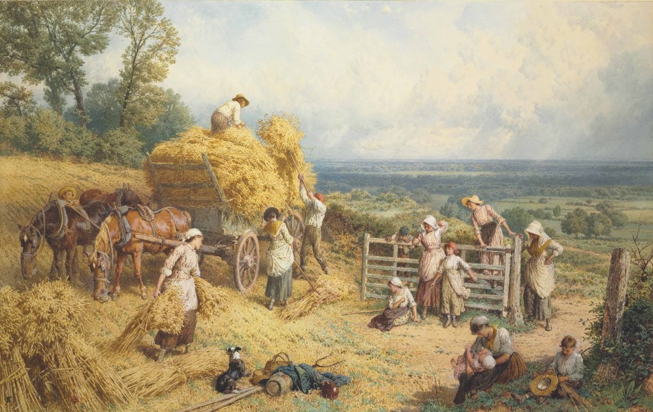 Myles Birket Foster - Harvest Time