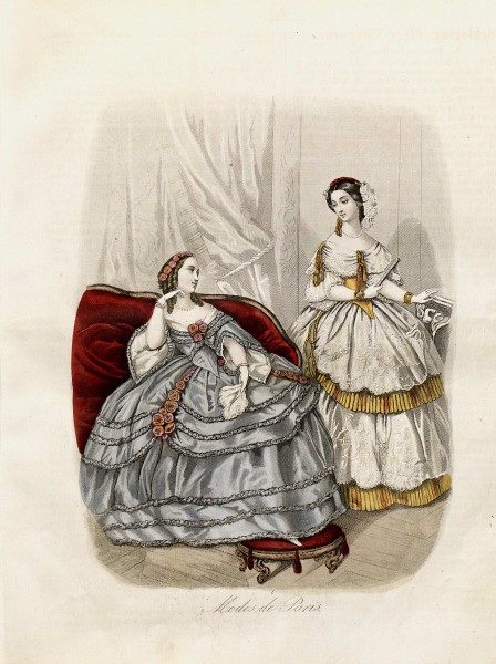 Nyaste journal för damer 1859, illustration nr 3