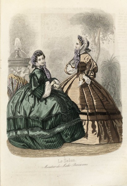 Nyaste journal för damer 1861, illustration nr 8