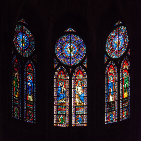 Paris Notre-Dame Apse Windows 01