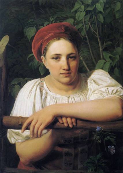 Peasant girl from Tver by Venetsianov