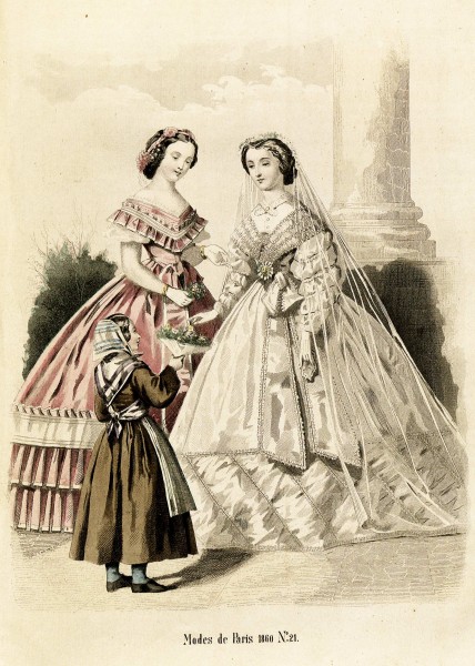 Penelope- Nyaste journal för damer 1860, illustration nr 18