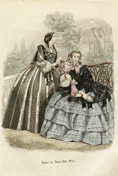Penelope- Nyaste journal för damer 1856, illustration nr 12