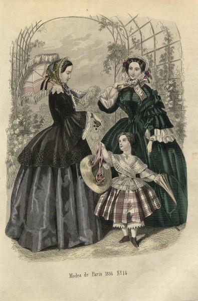 Penelope- Nyaste journal för damer 1856, illustration nr 14