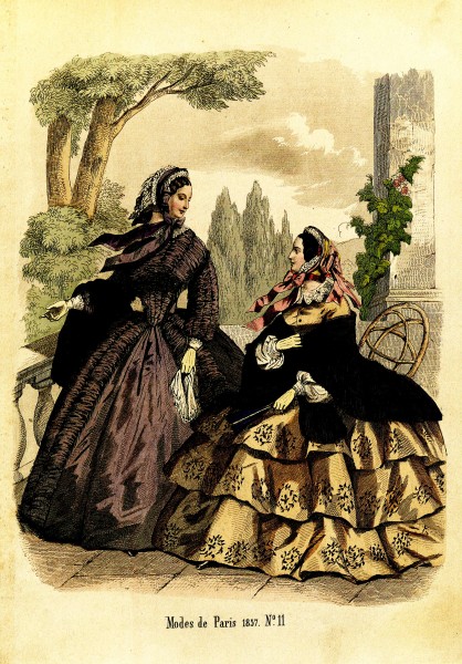 Penelope- Nyaste journal för damer 1857, illustration nr 11