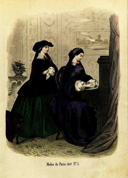 Penelope- Nyaste journal för damer 1857, illustration nr 5