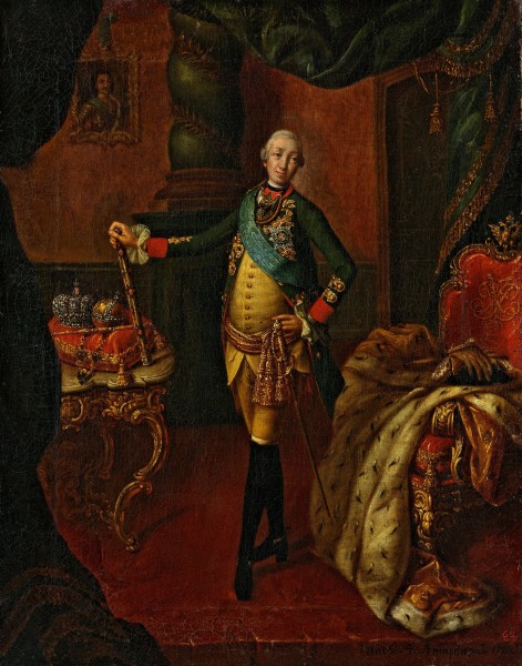 Peter III by A.Antropov (1762, Tretyakov gallery) variation - Google Art Project