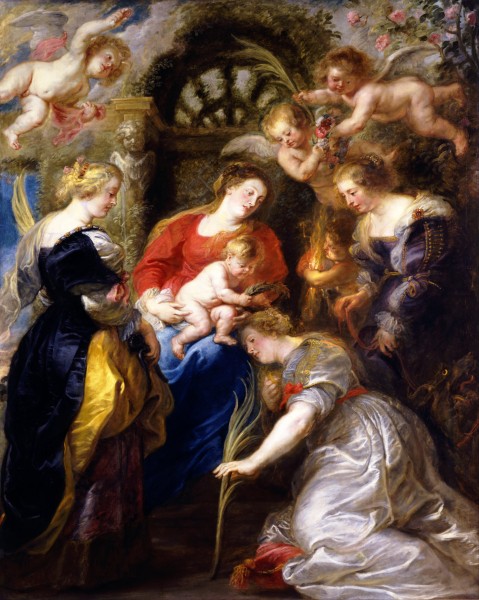 Peter Paul Rubens - Crowning of Saint Catherine - Google Art Project