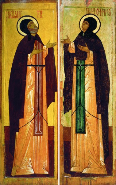 Petr & Fevronia (16 c., Rublev museum)