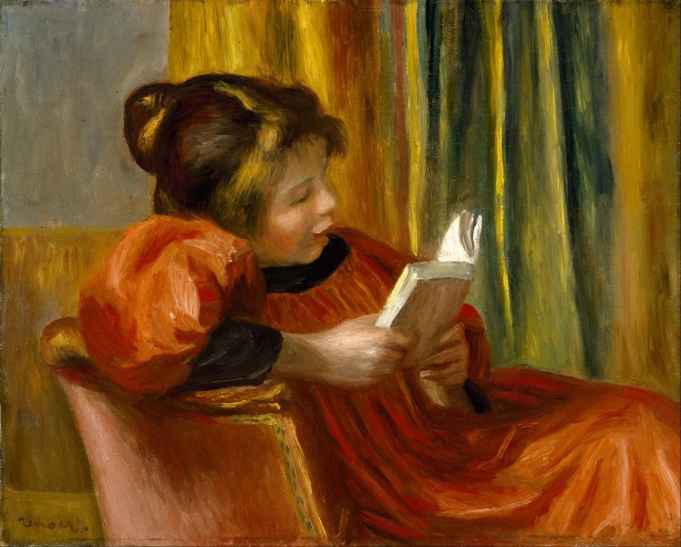 Pierre-Auguste Renoir - Girl Reading - Google Art Project