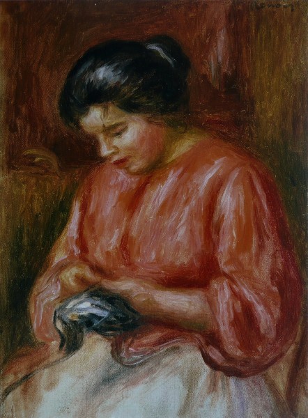 Pierre-Auguste Renoir - Jeune Fille en rouge