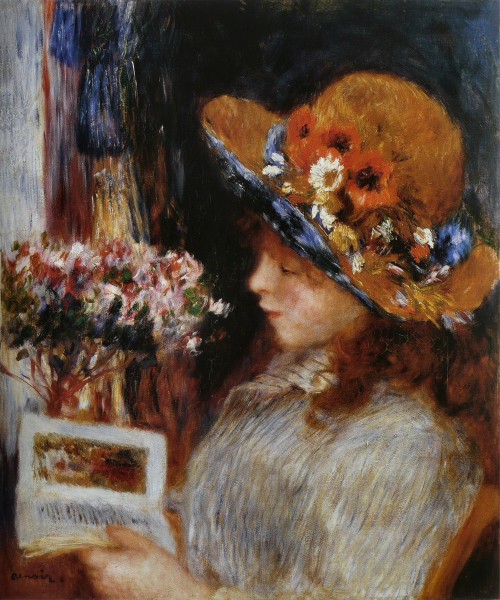 Pierre-Auguste Renoir - Jeune Fille lisant