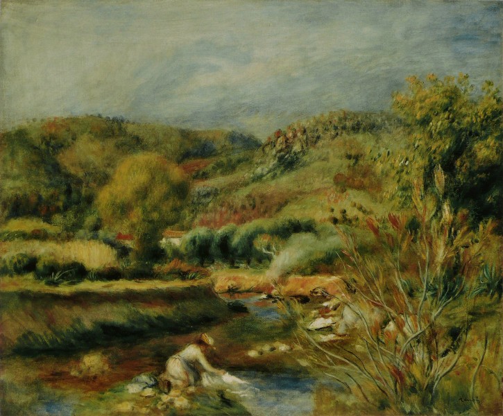Pierre-Auguste Renoir - La Laveuse