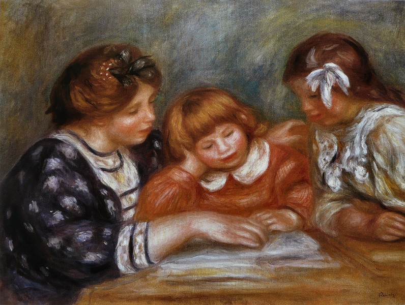 Pierre-Auguste Renoir - La Leçon