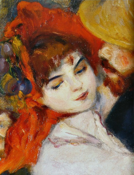 Pierre-Auguste Renoir - Suzanne Valadon - Dance at Bougival - Detail