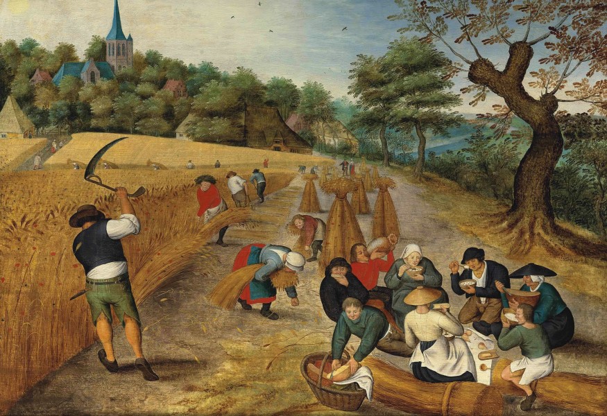 Pieter Brueghel de Jonge - Zomer, oogster