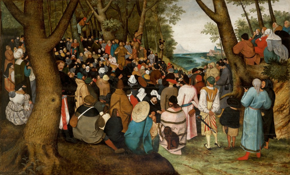 Pieter Brueghel the Younger Preaching