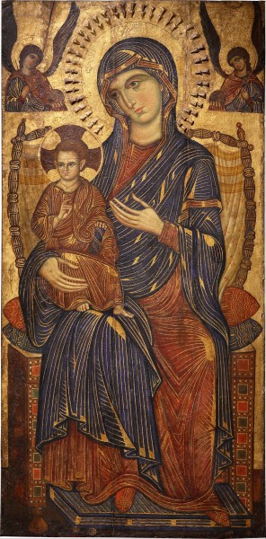 Pisan (?), third quarter of the XIII century - Madonna and Child Enthroned - Google Art Project