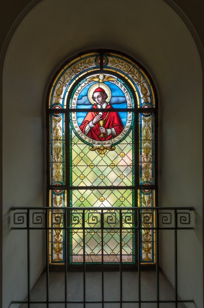 Poertschach Pfarrkirche hl Johannes N-Galerie-Glasfenster Sponsor Carl-del-Fabro 20082015 6809