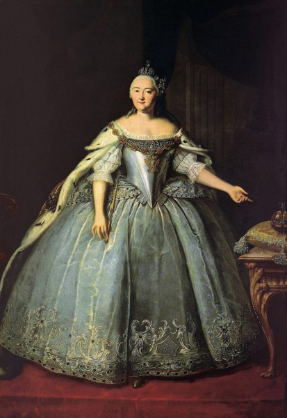 Portrait of Empress Elizaveta Petrovna by Ivan Vishnyakov