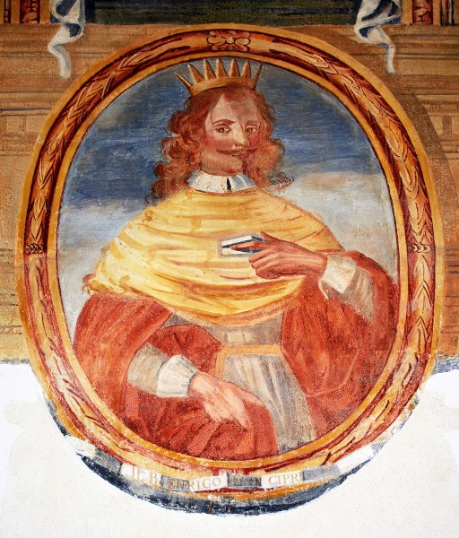 Portrait of Henry I of Cyprus in Galatina (Lecce)