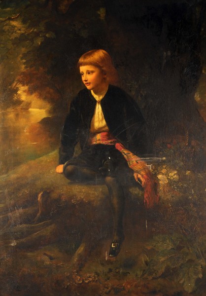 Portrait of Lawrence Challoner Garratt (1874) by Henry Richard Graves
