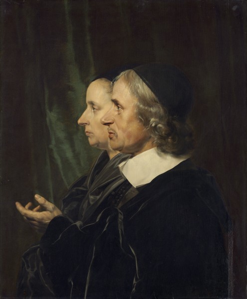 Portrait of the Artist's Parents, Salomon de Bray and Anna Westerbaen A15861