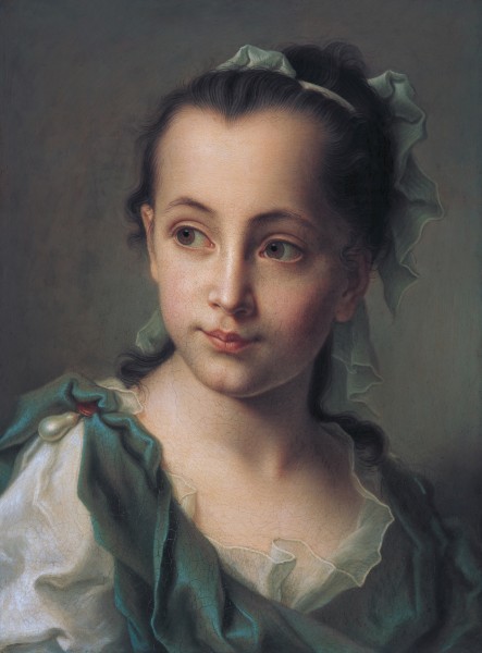 Portrait of the artist’s daughter, by Christian Seybold