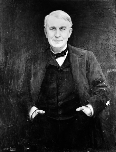 Portrait of Thomas Edison Wellcome M0006711