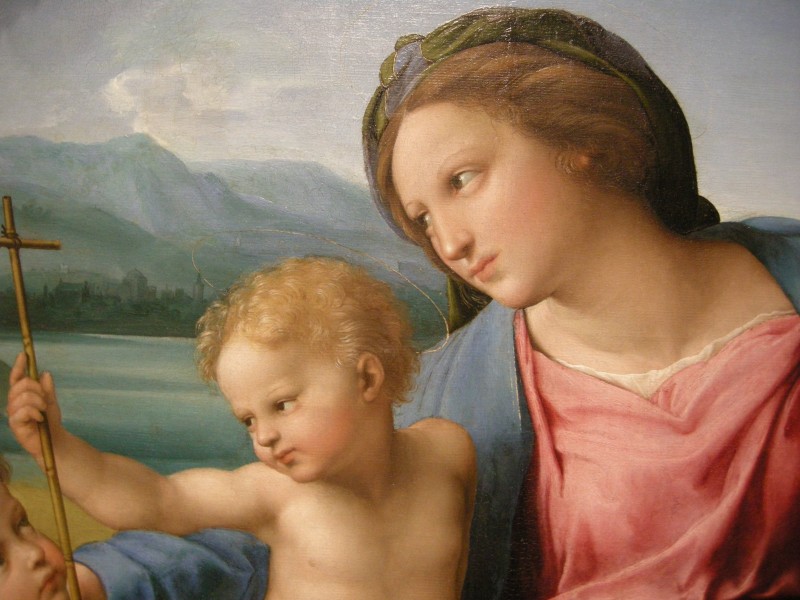 Raffaello, madonna d'alba, 1510 circa, 01
