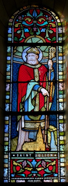 Saint-Étienne-en-Coglès (35) Église. Vitrail 17