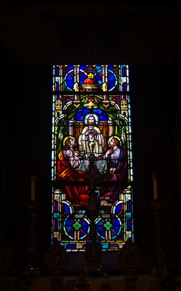 Saint Joseph Cathedral (Columbus, Ohio) - chapel, Last Supper window