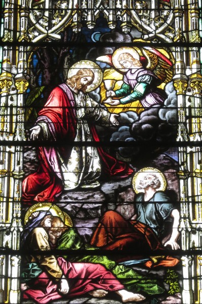 Saint Joseph Catholic Church (Somerset, Ohio) - stained glass, The Agony in the Garden