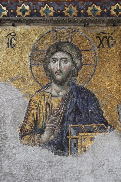 Sainte-Sophie - mosaïque de la Déisis - Pantocrator