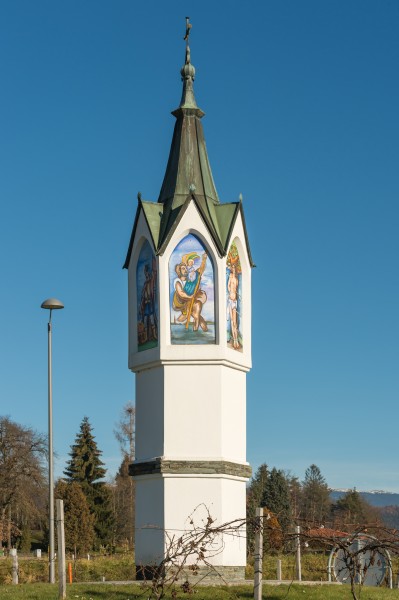 Sankt Georgen am Laengsee Launsdorf Kreisverkehr Bildstock 02122015 2433
