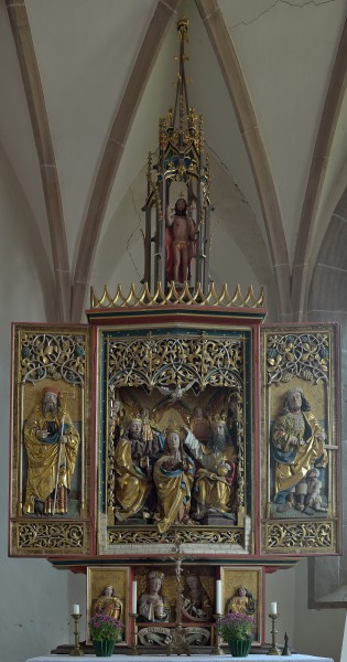 Sankt Magdalena Kirche in Dreikirchen Altar