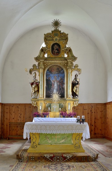 Sankt Martin Kirche in Ums Völs am Schlern Altar