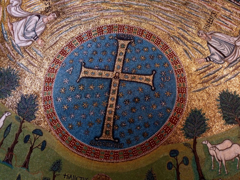 Sant'Apollinare in Classe (mosaico del catino, part.)