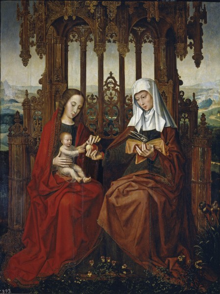 Santa Ana, el Niño Jesús y la Virgen (Benson)