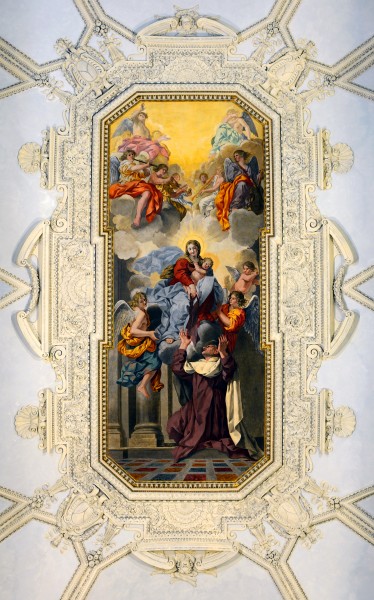 Santa Maria in Traspontina (Rome) - Ceiling of the sagresty