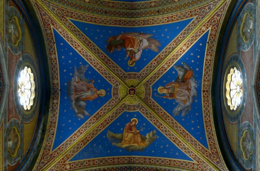 Santa Maria sopra Minerva (Rome) - fourth Ceiling HDR