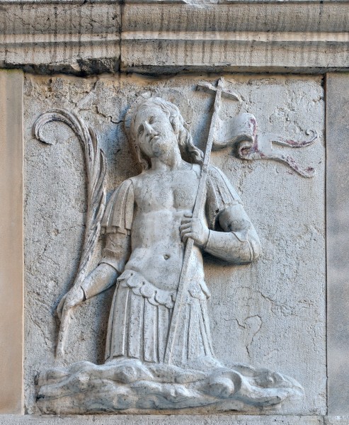 Scola degli Albanesi rilievo San Maurizio facciata Venezia
