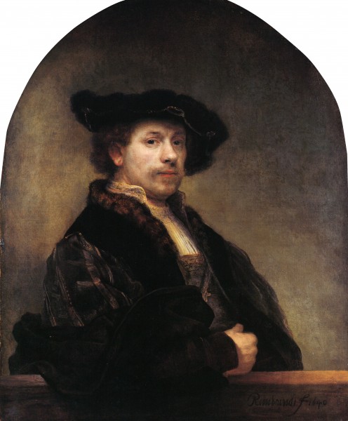 Self-portrait at 34 by Rembrandt