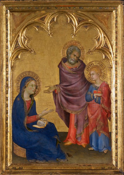 Simone Martini - Christ Discovered in the Temple - Google Art Project