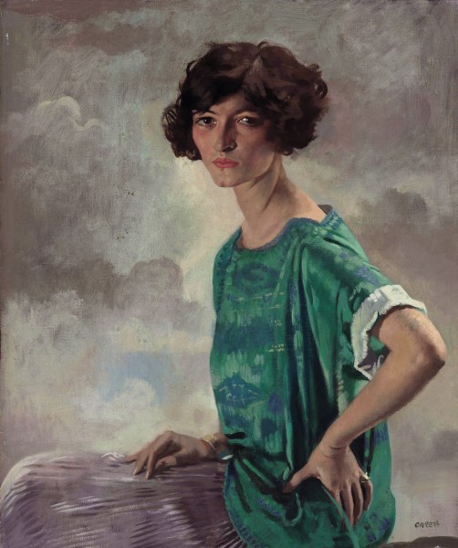 Sir William Orpen (1878-1931) - Portrait of Gertrude Sanford