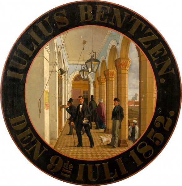 Skydeskive for Julius Bentzen (1852)