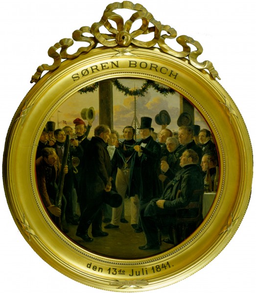 Skydeskive for Søren Borch (1841)